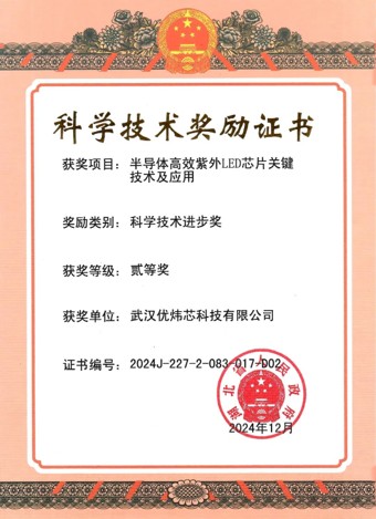 Deuxième prix pour l'avancement de la science et de la technologie dans la province du Hubei